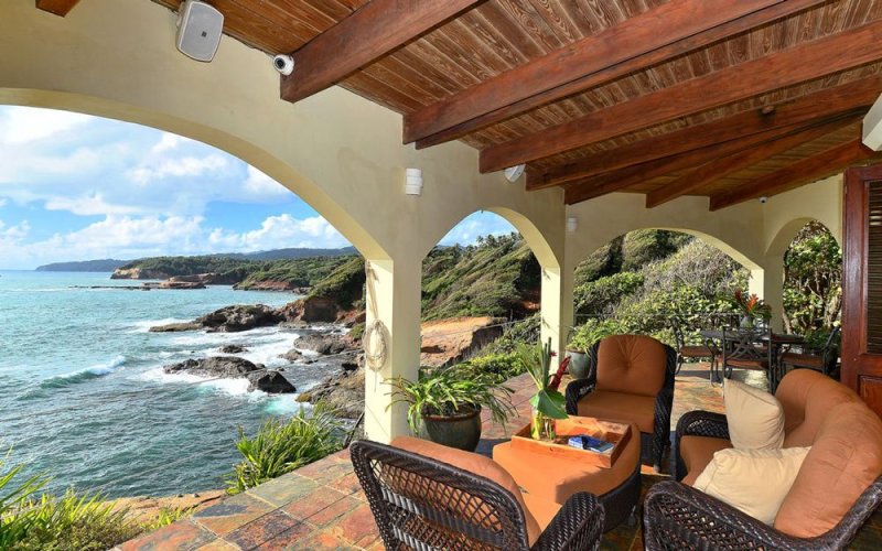 view from the outside sitting area